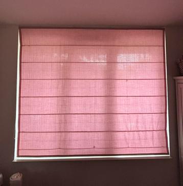 Vouwgordijnen lich roze beschikbaar voor biedingen