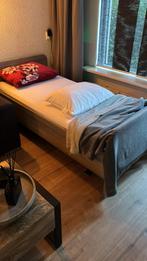 1 persoonsbed met elektrische lattenbodem, Ophalen, Verstelbaar, 90 cm, Eenpersoons