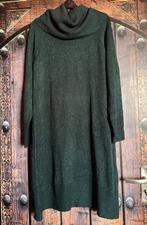 Groene winterjurk/lange trui maat 44 met grote kol nu 19,99€, Maat 42/44 (L), Ophalen of Verzenden, BPC, Gedragen