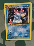 Feraligatr uit Neo genesis, Ophalen of Verzenden, Zo goed als nieuw, Losse kaart, Foil