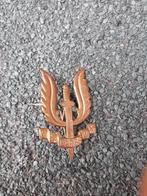 Belgische sas baret embleem, Verzamelen, Ophalen of Verzenden, Landmacht, Overige gebieden, Embleem of Badge