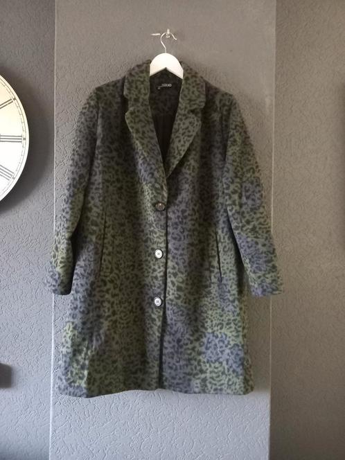 Norah tussenjas gevoerd maat 42, Kleding | Dames, Jassen | Zomer, Zo goed als nieuw, Maat 42/44 (L), Groen, Ophalen of Verzenden