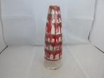 bijzonder gedecoreerde West Germany vaas, Gebruikt, Overige kleuren, Aardewerk of Porselein, Ophalen of Verzenden