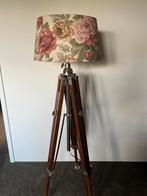 Vloerlamp driepoot verstelbaar in hoogte en breedte, Ophalen of Verzenden, 150 tot 200 cm, Hout, Landelijk