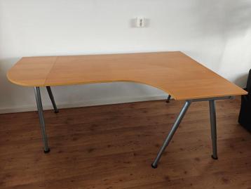 hoekbureau ikea galant - afbeelding 1