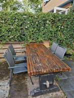 Tuinset, Tuin en Terras, Tuinsets en Loungesets, Ophalen, 4 zitplaatsen, Gebruikt, Eettafel