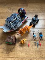 Playmobil Dinosaurus jagers set met moerasboot en buggy, Ophalen, Zo goed als nieuw, Complete set