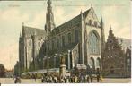 Haarlem Groote Bavo Kerk met Monument, Ophalen of Verzenden, 1920 tot 1940, Ongelopen, Noord-Holland