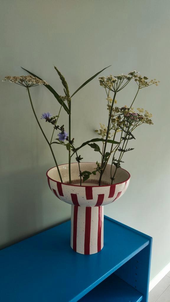 Kenzan bloemenegel fakirbed ikebana bloemensteekbol vaas, Huis en Inrichting, Woonaccessoires | Vazen, Zo goed als nieuw, Overige kleuren