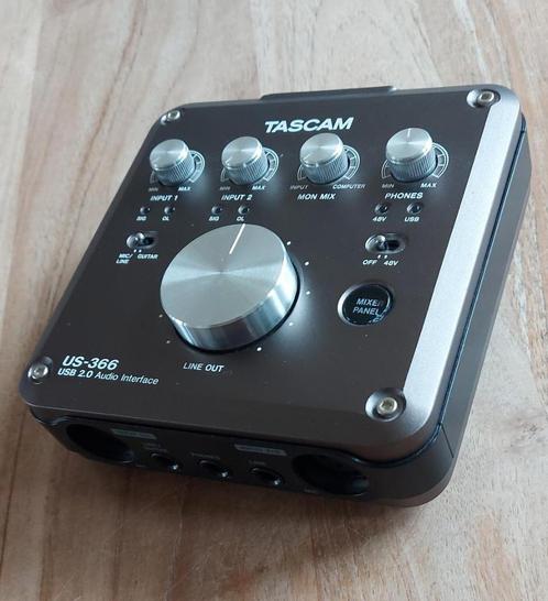Tascam US-366 USB 2.0 Audio Interface, Muziek en Instrumenten, Midi-apparatuur, Zo goed als nieuw, Ophalen of Verzenden