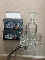 Whiskey Karaf Set met 8 Kristalglazen | Nieuw, Ophalen of Verzenden, Nieuw, Overige typen