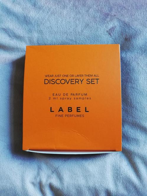 Label discovery set., Sieraden, Tassen en Uiterlijk, Uiterlijk | Parfum, Zo goed als nieuw, Verzenden