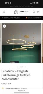 4 ringen Led hanglamp, Huis en Inrichting, Lampen | Hanglampen, Ophalen, Zo goed als nieuw, 50 tot 75 cm