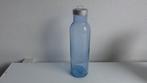 Fles, blauwe glazen fles met stop, Ophalen of Verzenden
