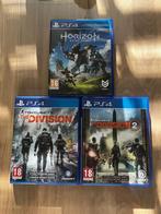 PS4 Games: Horizon, The Division 1 & 2, Spelcomputers en Games, Avontuur en Actie, Online, 1 speler, Ophalen of Verzenden