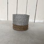 SALE! mand, wasmand, rieten mand, plantenmand, opberger, Ophalen of Verzenden, Zo goed als nieuw, Rond, Riet