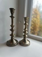 Messing Gouden Kandelaren Set, Nieuw, Ophalen of Verzenden, Metaal, Kandelaar