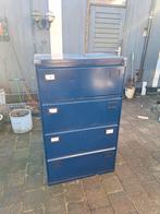 Te koop een metalen ladekast, Huis en Inrichting, Kasten | Roldeurkasten en Archiefkasten, Ophalen, 100 tot 150 cm, 50 tot 100 cm