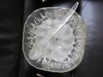 Glazen bowlset (over)compleet grote kom met 12 kopjes+lepel, Antiek en Kunst, Ophalen of Verzenden