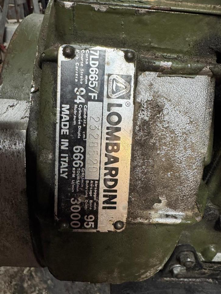 Dieselmotor Lombardini 7LD665/F, Doe-het-zelf en Verbouw, Gereedschap | Overige machines, Gebruikt, Ophalen
