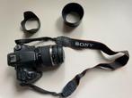 fotocamera, Spiegelreflex, Ophalen of Verzenden, Zo goed als nieuw, Sony