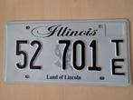Kentekenplaat Illinois Amerika usa., Ophalen of Verzenden, Gebruikt, Auto's