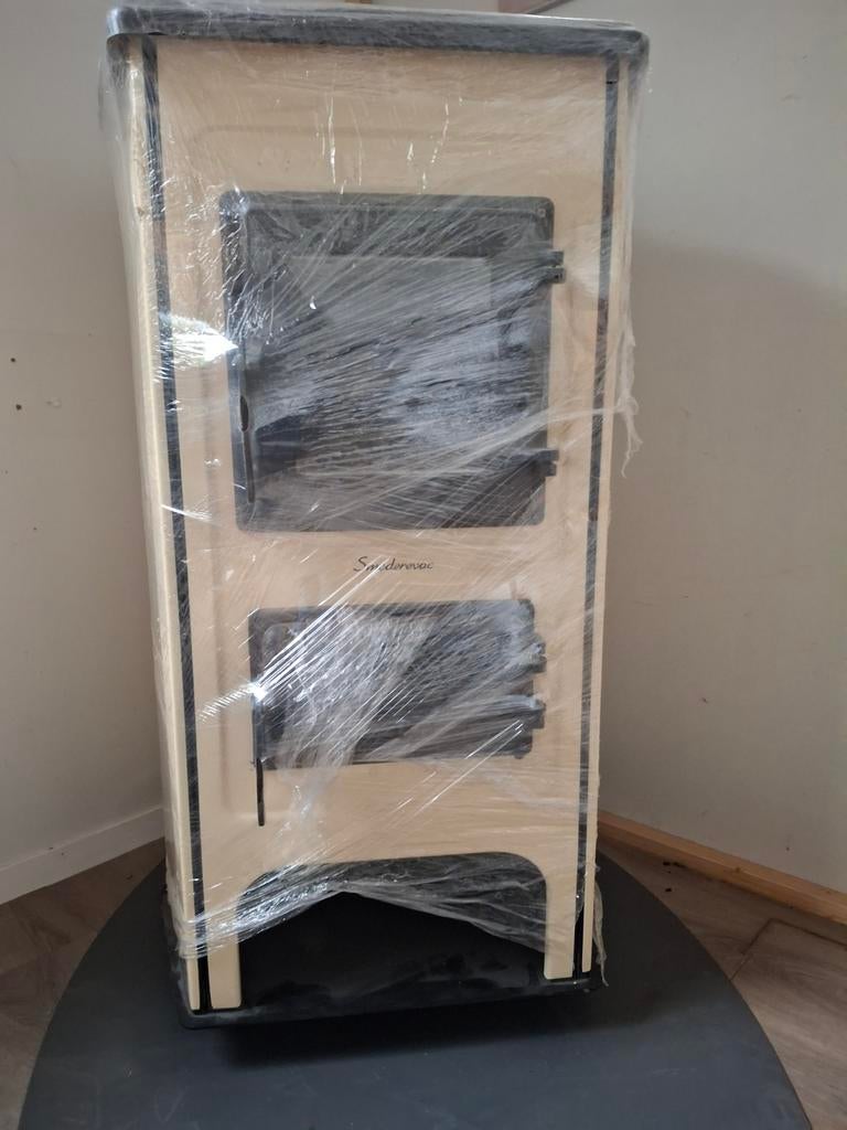 Nieuwe kachel - Teveel KW voor kleine ruimte, Ophalen of Verzenden, Vrijstaand, Hout, Nieuw