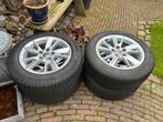 Audi 16" Velgen met Winterbanden - Continental & Kleber, Ophalen, Gebruikt, 16 inch, Banden en Velgen