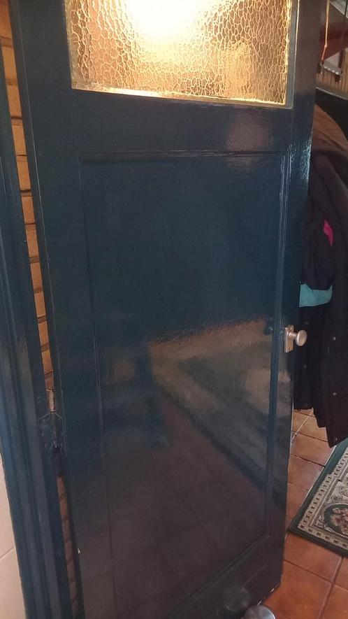 Stompe deur Paneeldeur badkamer/keukendeur jaren 50' /60', Doe-het-zelf en Verbouw, Deuren en Horren, Gebruikt, Binnendeur, 200 tot 215 cm