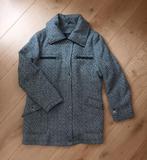 Tweed jas maat 46, Kleding | Dames, Grote Maten, Ophalen of Verzenden, Zo goed als nieuw, Zwart, Jas of Mantel