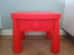 Rood Ikea Mammut nachtkastje, Ophalen, Gebruikt
