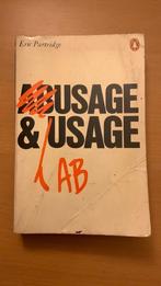 Usage & abusage - Eric Partridge, Ophalen of Verzenden, Nederland