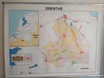 mooie schoolkaart van Drenthe, Ophalen of Verzenden, Aardrijkskunde