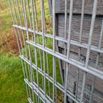 +/- 7 meter Dubbelstaafmat hekwerk 200 Omheining met Palen, Ophalen, Gebruikt, IJzer, Dubbelstaafmat hekwerk