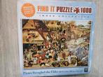 Pieter Brueghel puzzel 1000 stukjes - zoek puzzel!, Ophalen of Verzenden, 500 t/m 1500 stukjes, Gebruikt