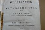 1833 / LATIJN / LATIJNSCHE TAAL / E. Kaercher / Woordenboek, Ophalen of Verzenden