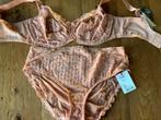 Luxe Lingerie Set - BH en Slip Prima Donna 95D, Ophalen of Verzenden, Beige, Setje