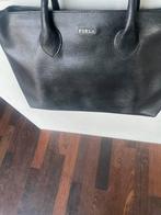 Furla saffiano leren tas, Verzenden, Zo goed als nieuw, Zwart, Handtas