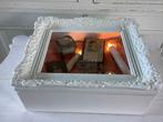 Mooie vitrine kijk kistje kastje, Antiek en Kunst, Ophalen of Verzenden