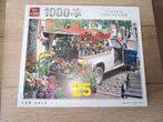 Legpuzzel 1000 stukjes compleet king for sale bloemenauto, Ophalen of Verzenden, Zo goed als nieuw