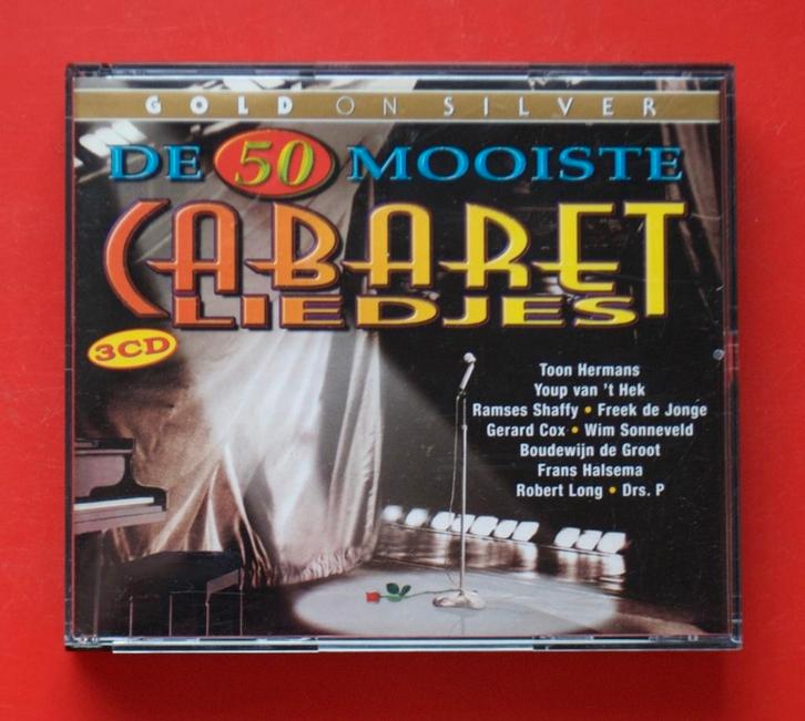 3cd De 50 mooiste cabaretliedjes gold on silver Wim Kan, Cd's en Dvd's, Cd's | Verzamelalbums, Gebruikt, Nederlandstalig, Ophalen of Verzenden