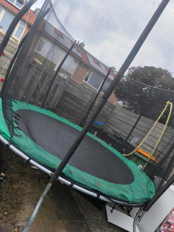 Trampoline met veiligheidsnet, Kinderen en Baby's, Speelgoed | Buiten | Trampolines, Gebruikt, Ophalen of Verzenden