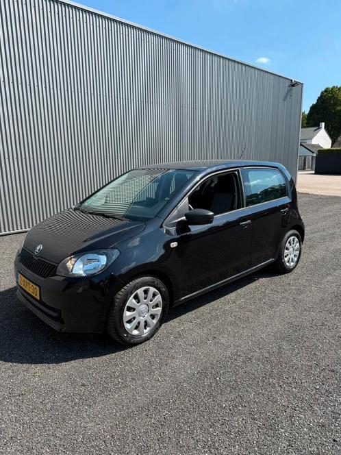 Skoda Citigo 1.0 T 44KW 2015 Zwart, Auto's, Skoda, Bedrijf, Citigo, ABS, Airbags, Airconditioning, Centrale vergrendeling, Elektrische ramen