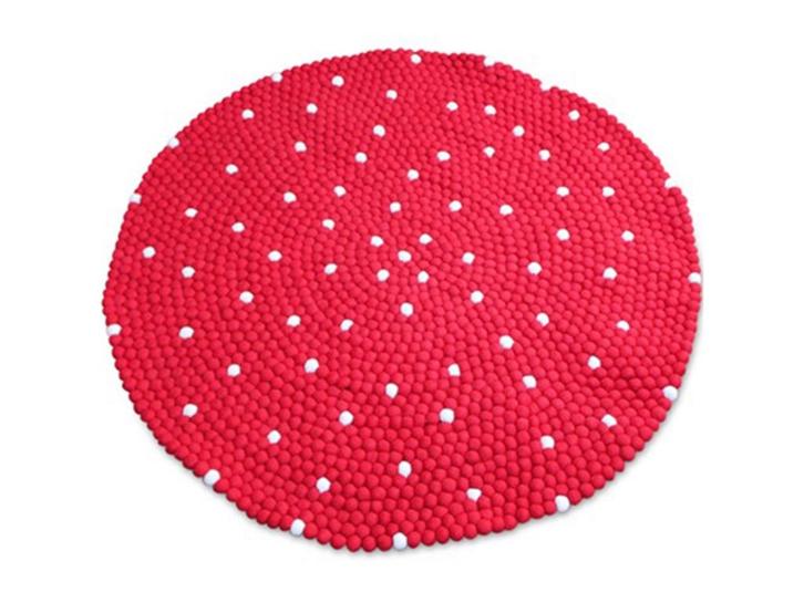Bolletjeskleed vloerkleed 150cm diameter 100% WOL - NIEUW!, Huis en Inrichting, Stoffering | Tapijten en Kleden, Nieuw, 150 tot 200 cm