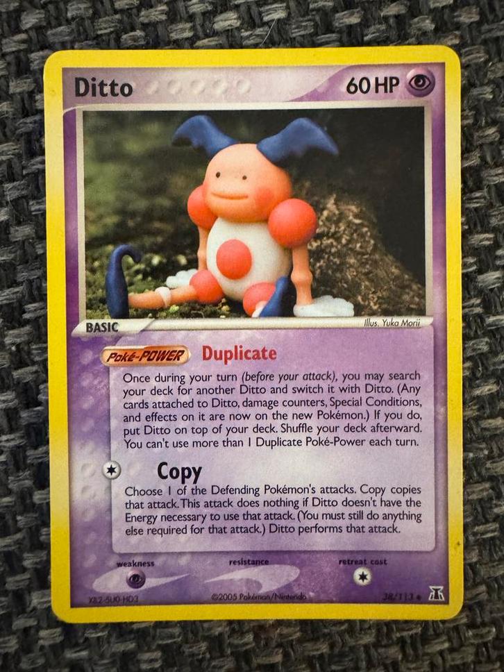 Ditto Mr. Mine Delta Species Pokémon Kaart, Hobby en Vrije tijd, Verzamelkaartspellen | Pokémon, Gebruikt, Losse kaart, Ophalen of Verzenden