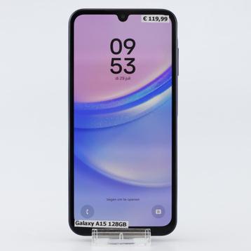 Samsung Galaxy A15 Blauw/Zwart | In Nette Staat beschikbaar voor biedingen