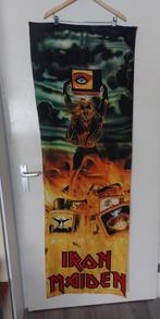 Iron Maiden Holy Smoke 1990 Banner, Ophalen of Verzenden, Gebruikt