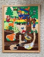 Educo XL school Puzzel-  bos - boven - onder in ZGST, Ophalen of Verzenden, 10 tot 50 stukjes, Zo goed als nieuw