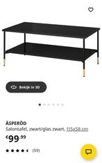 Bijzettafel salontafel ikea, 50 tot 100 cm, Rond, Ophalen of Verzenden, Zo goed als nieuw