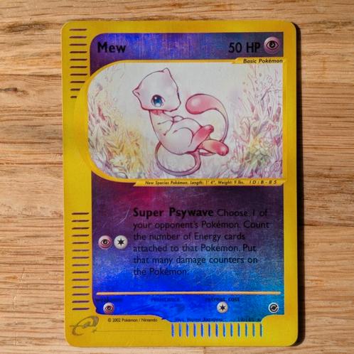 Mew 19/165 Expedition Base Set 2002 REVERSE HOLO Pokemon, Hobby en Vrije tijd, Verzamelkaartspellen | Pokémon, Zo goed als nieuw